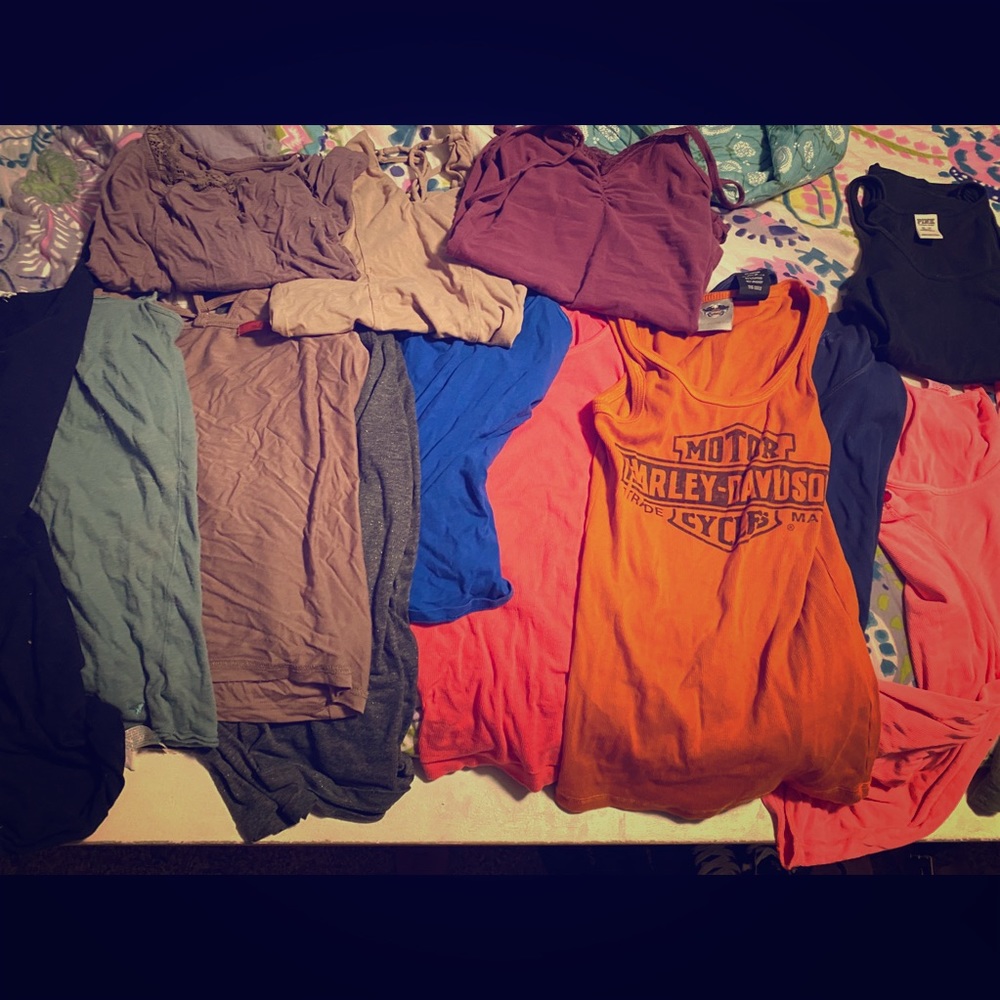 Tank tops of all different brands